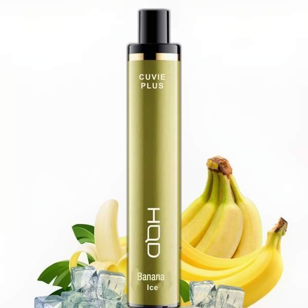 HQD Cuvie Plus Disposable Vape, BANANA ICE