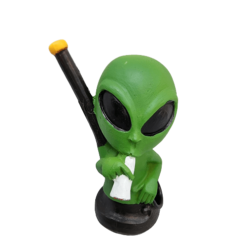 Alien Dope Wooden Pipe