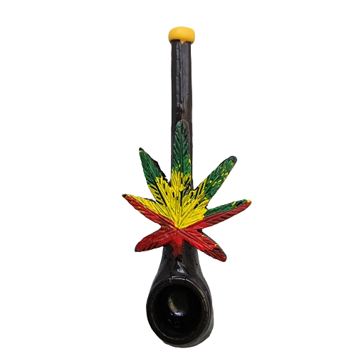 Jamaican Leaf Wooden Pipe