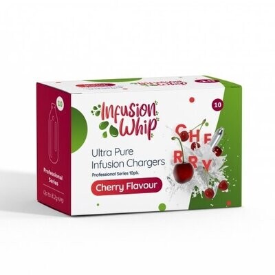 Fusion Whip Cherry Flavour Cream Chargers 10 Pack