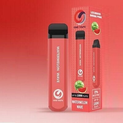 OneVape Disposable 1800 PUFFS WATERMELON WAVE