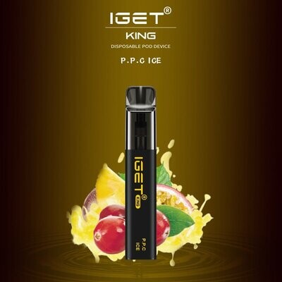 Iget King - PassionFruit Pineapple Cranberry Ice – Nicotine Free