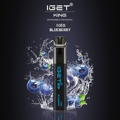 Iget King - Iced Blueberry - Nicotine Free