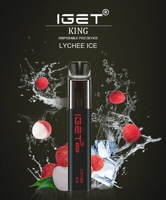 Iget King - Lychee Ice - Nicotine Free