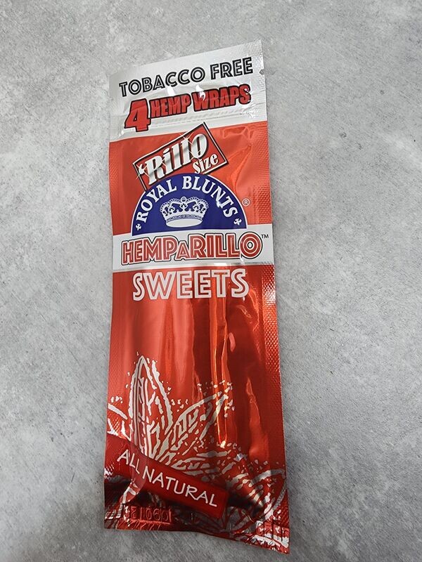 4-PACK SWEETS HEMP WRAPS - TOBACCO FREE