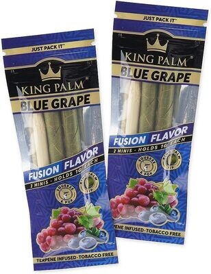 King Palm Flavors Pre Rolls - (Blue Grape) 1g