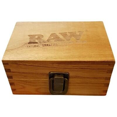 Raw Wooden Storage Box Small