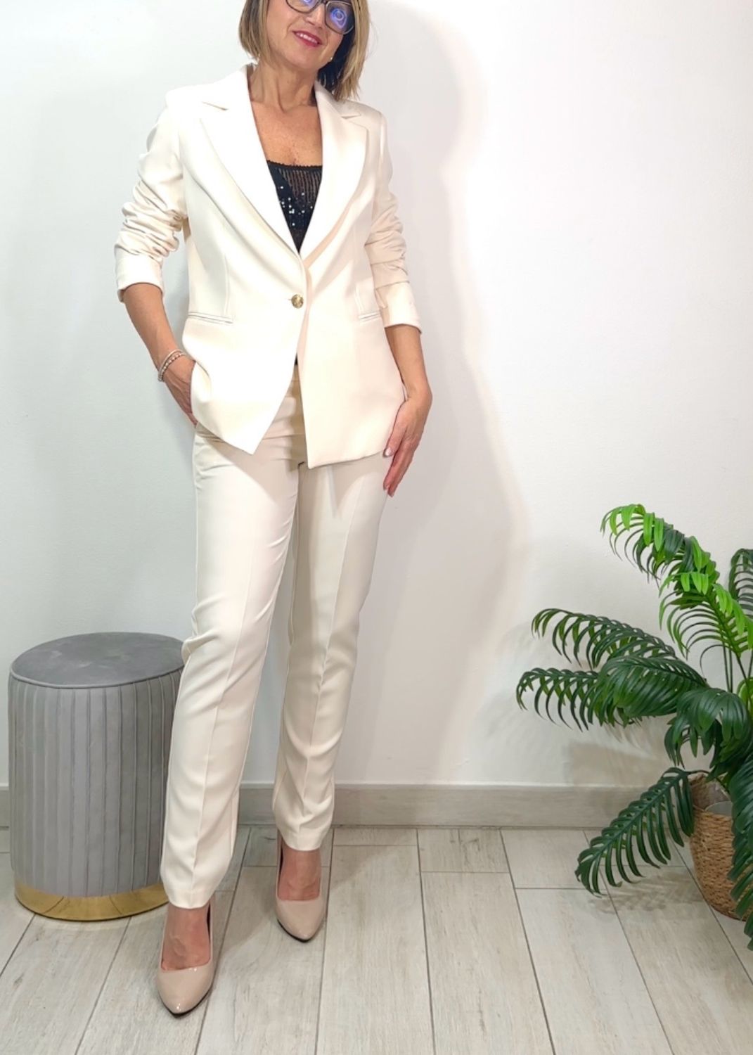 Completo tailleur Laura Biagiotti burro