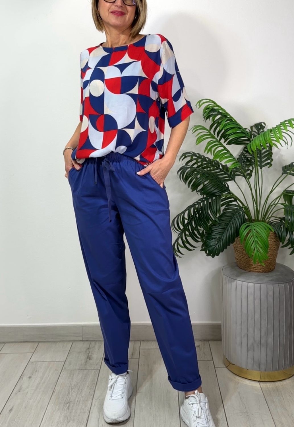 Completo Ragno blusa e pantaloni