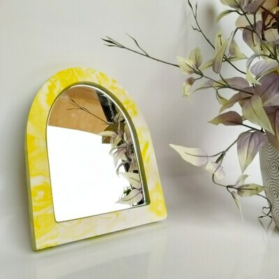 Mini Mirror - Yellow Cabbage