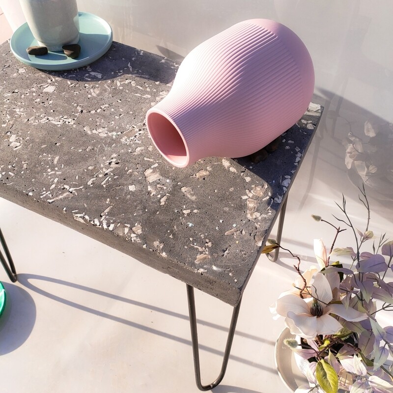 Grey Terrazzo Table