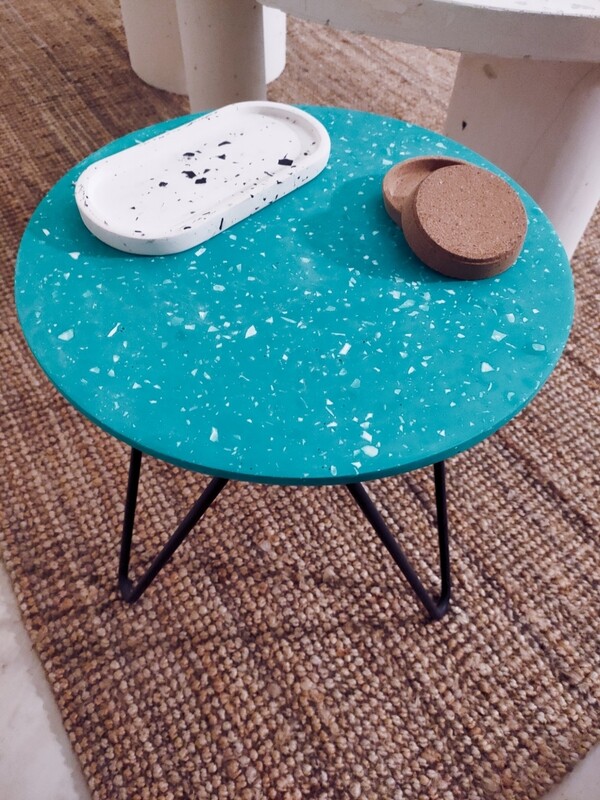 "Conic Green" Side Table