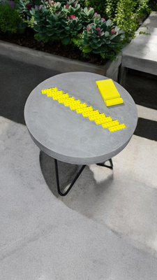 Yellow Lego Side Table
