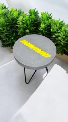 Yellow Lego Side Table