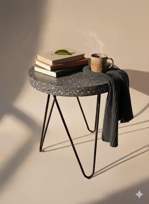 GREY  Side Table