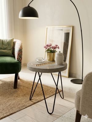 Golden Lego Side Table