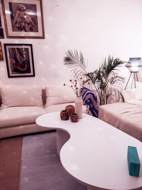 Abstract " BEAN Coffee Table" Big Size