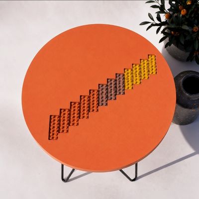 Orange Lego Side Table