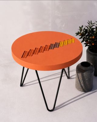 Orange Lego Side Table