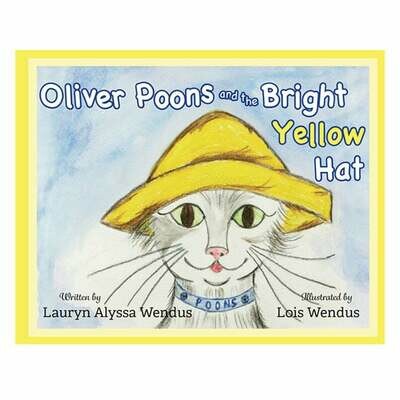 Oliver Poons and the Bright Yellow Hat - Personalized Baby Book - Personalized Children's Book - Cat Book - Bedtime Story Book - Children's Books - Baby Books