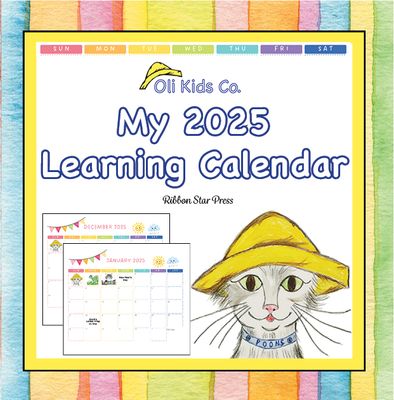 My 2025 Learning Calendar - Learn the Months of the Year with Oliver & Friends!