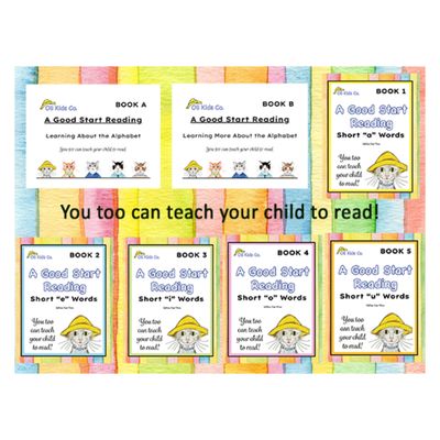 A Good Start Reading Complete Program - Teach Your Child to Read at Home with Oliver Poons and Friends Beginning Reading Program!