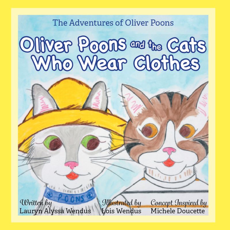 Oliver Poons & The Cats Who Wear Clothes - Whimsical - Children's Book - Cat Book - Bedtime Story Oliver Poons & The Cats Who Wear Clothes - Whimsical - Children's Book - Cat Book - Bedtime Story