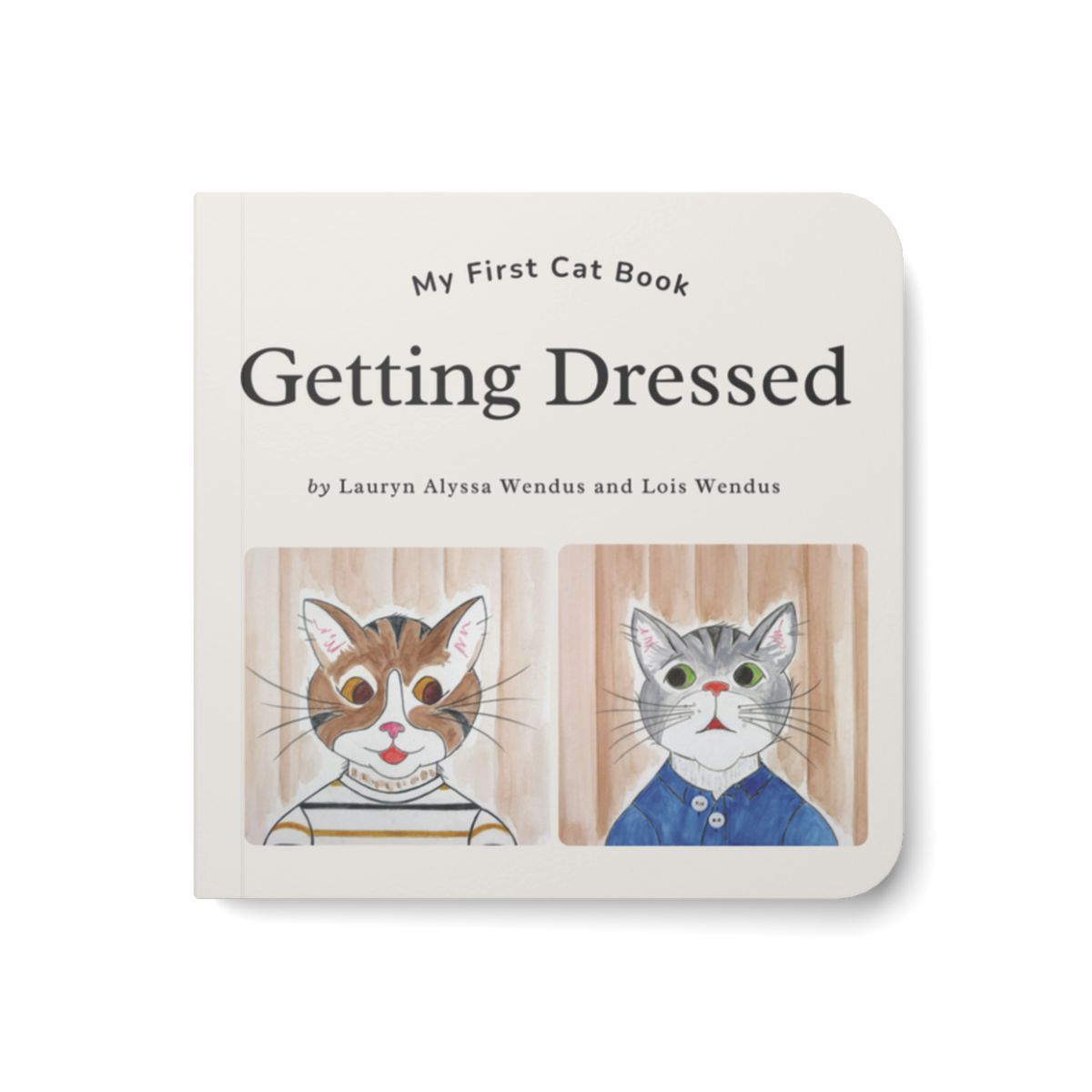 Getting Dressed | My First Cat Book - Oliver Poons Cat Board Book for Toddlers