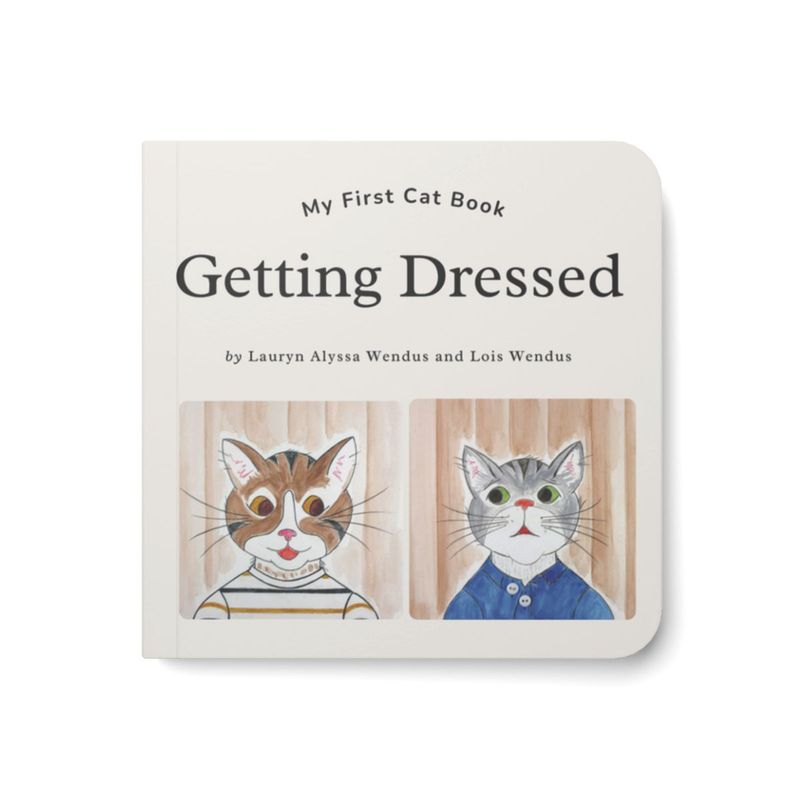 Getting Dressed | My First Cat Book - Oliver Poons Cat Board Book for Toddlers Getting Dressed | My First Cat Book - Oliver Poons Cat Board Book for Toddlers