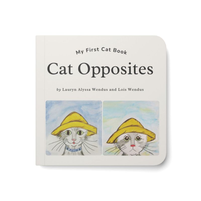 Cat Opposites | My First Cat Book - Oliver Poons Watercolor Board Book for Toddlers Cat Opposites | My First Cat Book - Oliver Poons Watercolor Board Book for Toddlers