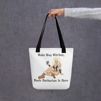 Basic Barbarian Tote bag - White