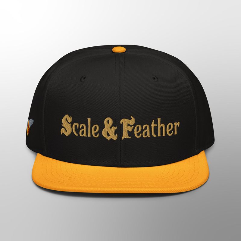 S&amp;F Black &amp; Yellow Snapback