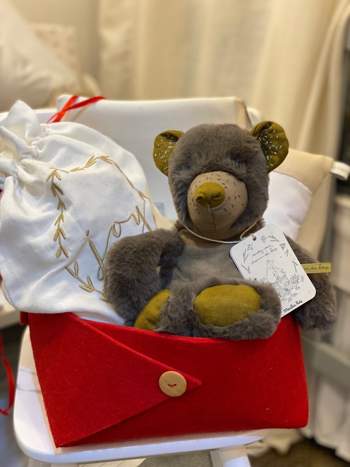 Cesta Oso Navidad