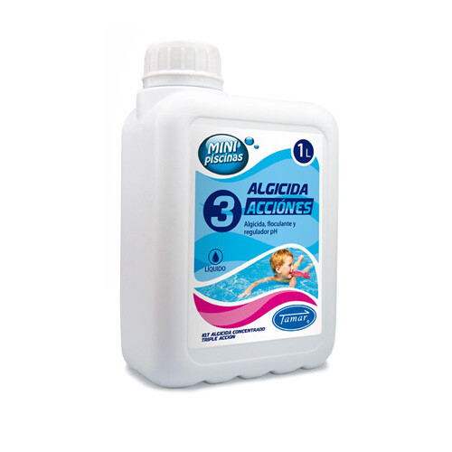 Algicide 3 actions 1L 60%, Algicide 3 actions: 1 litre