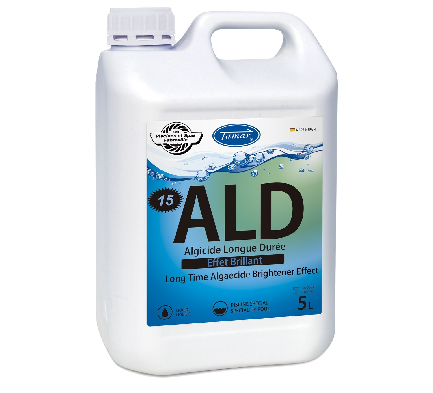 Algicide longue durée 5L 15%