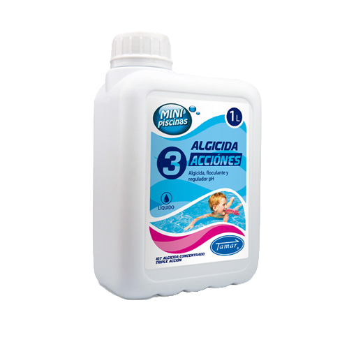 Algicide 3 actions 1L 60%