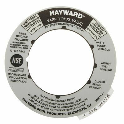 Collant pour tete de filtreur Hayward