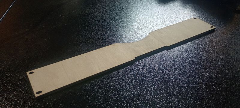 1973-1979 Volkswagen Super Beetle Dashboard Faceplate Wood Blank