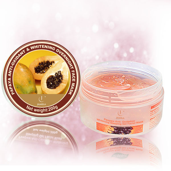 Papaya Anti-Oxidant &amp; Whitening Overnight Gel Face Mask