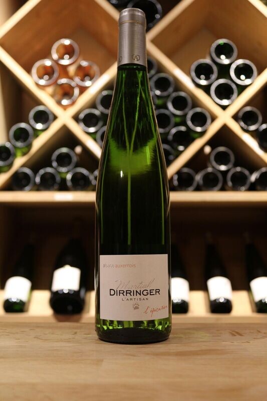 Pinot Auxerrois 2018, vin blanc sec d'Alsace " L'épicurien"