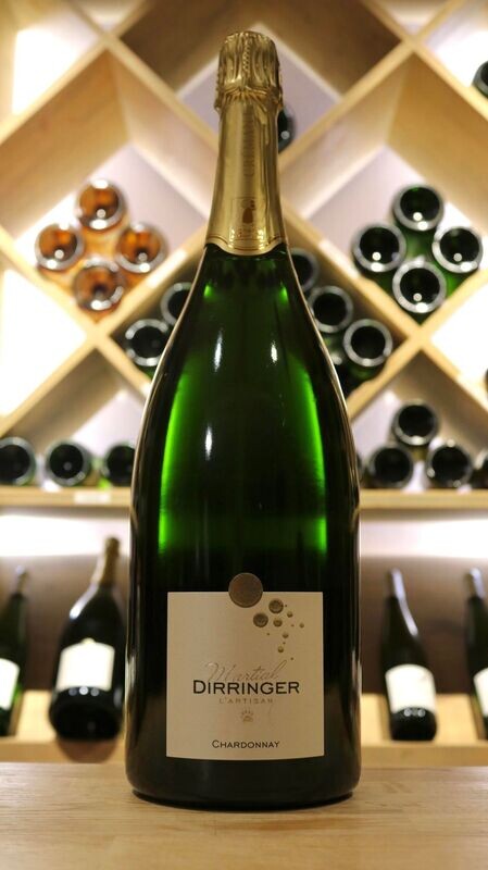 Crémant d’Alsace brut Chardonnay Millésimé 2016, vin effervescent en AOP Alsace [Magnum 1,5L]