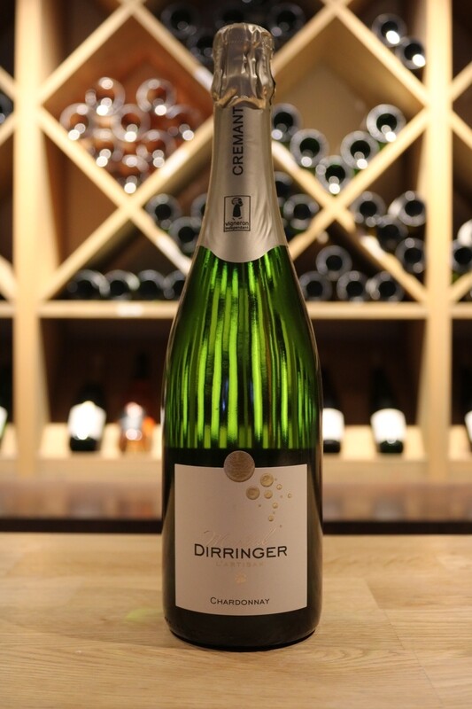 Crémant d'Alsace brut, cépage Chardonnay Millésimé 2022 - vin effervescent