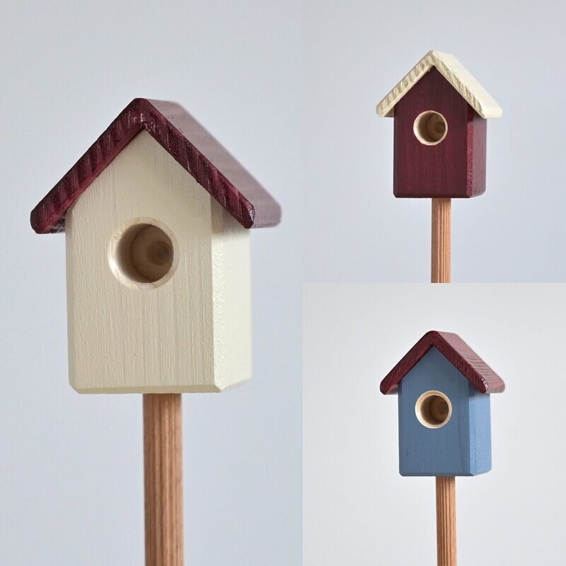 Hummelbudn 3er Set - Dekoration für den Blumenkasten, Balkon, Garten - Set 2
