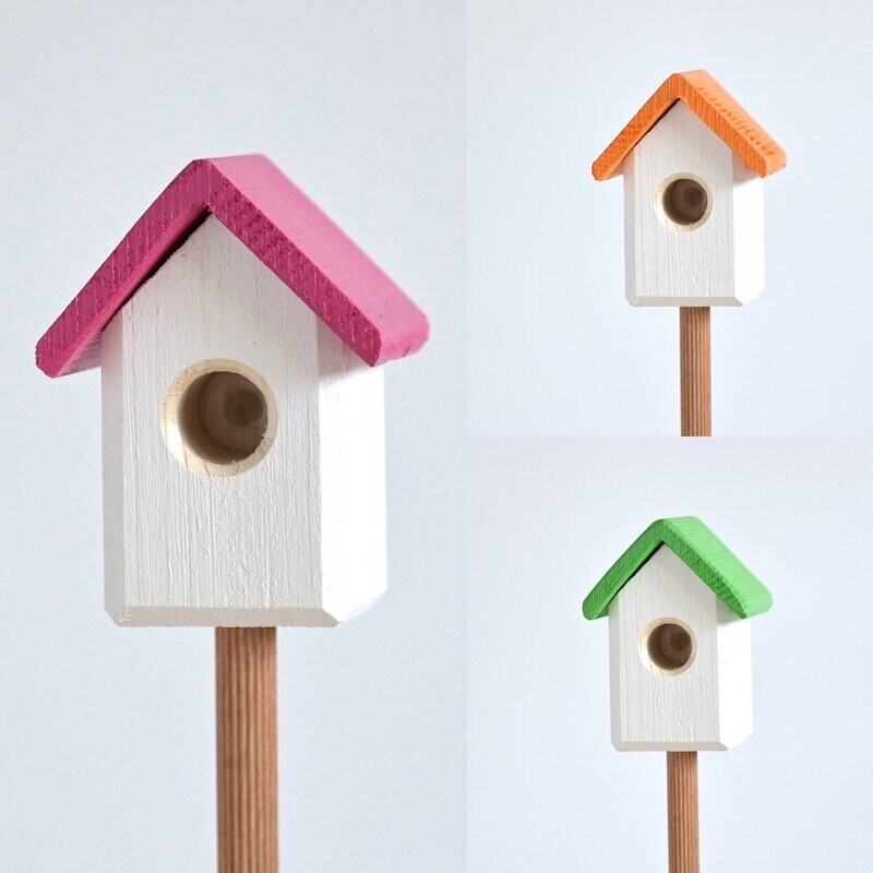 Hummelbudn 3er Set - Dekoration für den Blumenkasten, Balkon, Garten - Set 7