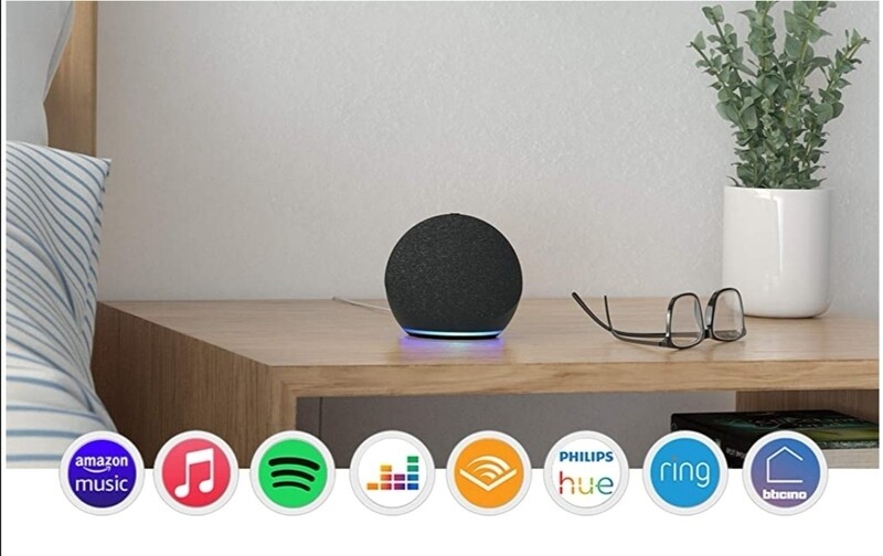 Nuovo Echo Dot (4ª generazione) - Altoparlante intelligente con Alexa - Antracite