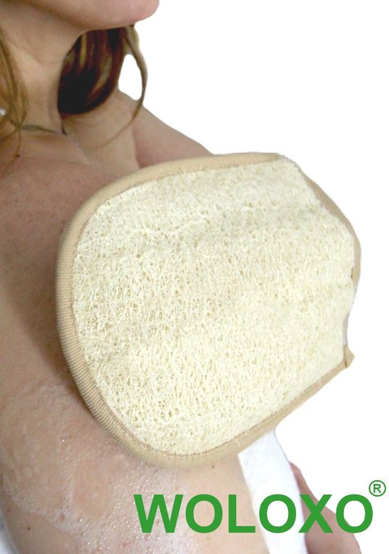 Luffa Peeling Handschuh