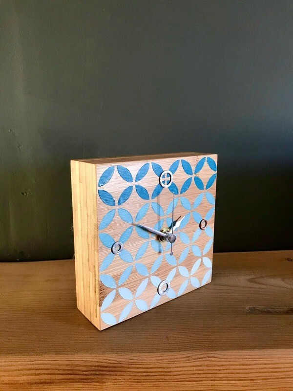 'Shoreline Reflections' Hestia Designs Clock