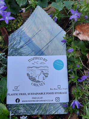 Inspired By Orkney  - Bread/Food Wrap 50cmx50cm (Beeswax/Rice Bran) Inspired By Orkney  - Bread/Food Wrap 50cmx50cm (Beeswax/Rice Bran)