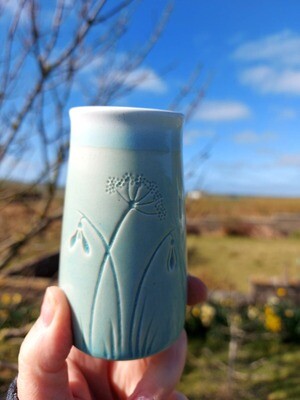 Handmade Bespoke Snowdrop Vase