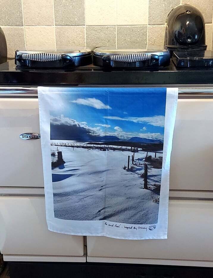 'Snow' Inspired By Orkney Tea Towels